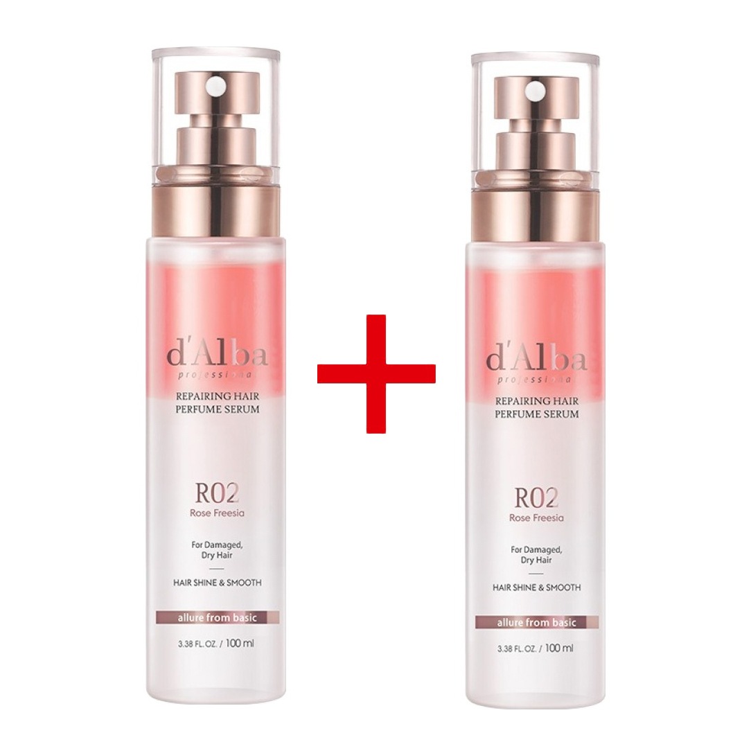 [1+1]プロフェッショナルリペアリングヘアパフュームセラム 100ml+100ml /保湿/ローズ/髪の香水/ヘアパヒューム