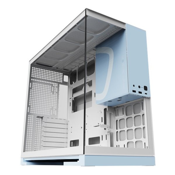 Model 5 Pastel Blue PCケース ミドルタワー 白 パステルブルー ピラーレス GF-M5-PB