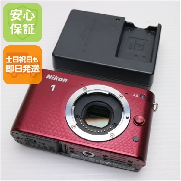 超美品 Nikon 1 J2 ボディ レッド 128