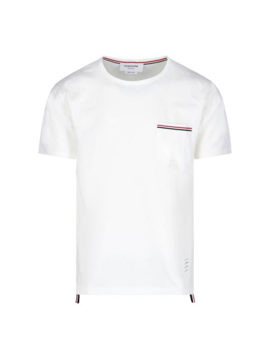 THOM BROWNE Men T-Shirts MJS010A 01454100 White