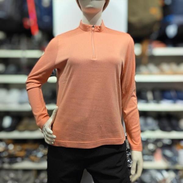 VT0433WPK 女性冬の変わりやすい気候に最適な薄起毛ジップアップTシャツ（S43935852）