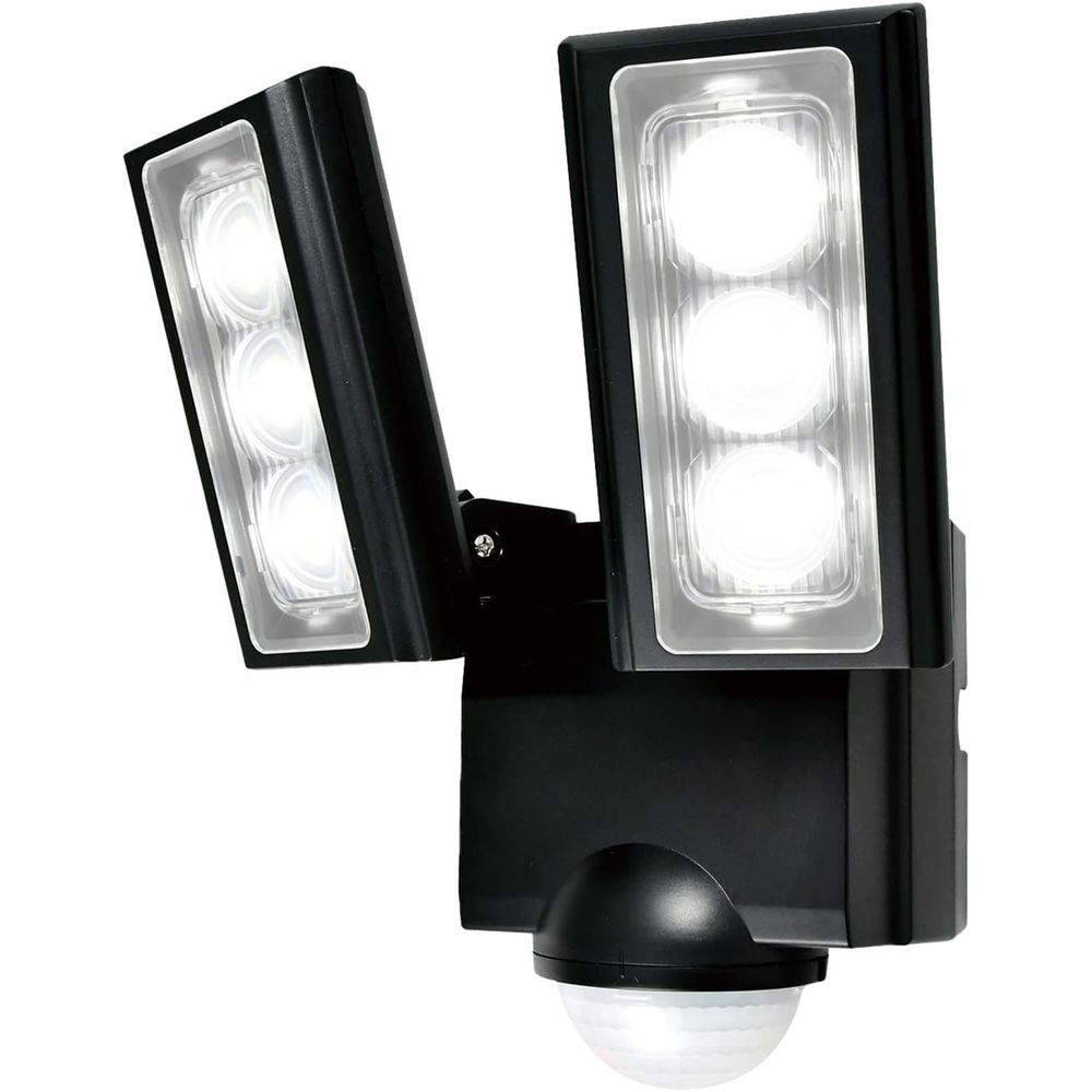 かんたん防犯ライト 乾電池式 2灯 700ルーメン ESL-312DC