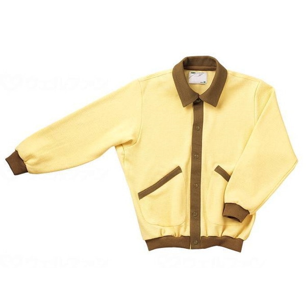 大阪エンゼル スクエアニット室内着 えり付き前開きタイプ クリーム M 5101 メーカー直送 5,598円