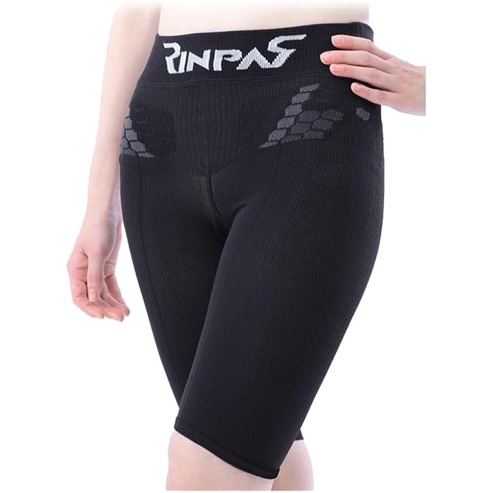 リンパス スパッツ 女性用 1枚入り RINPAS ブラック レディース 吸水速乾 着圧 ストレッチ性 帝人 TEIJIN テイジン【メーカー直送商品】
