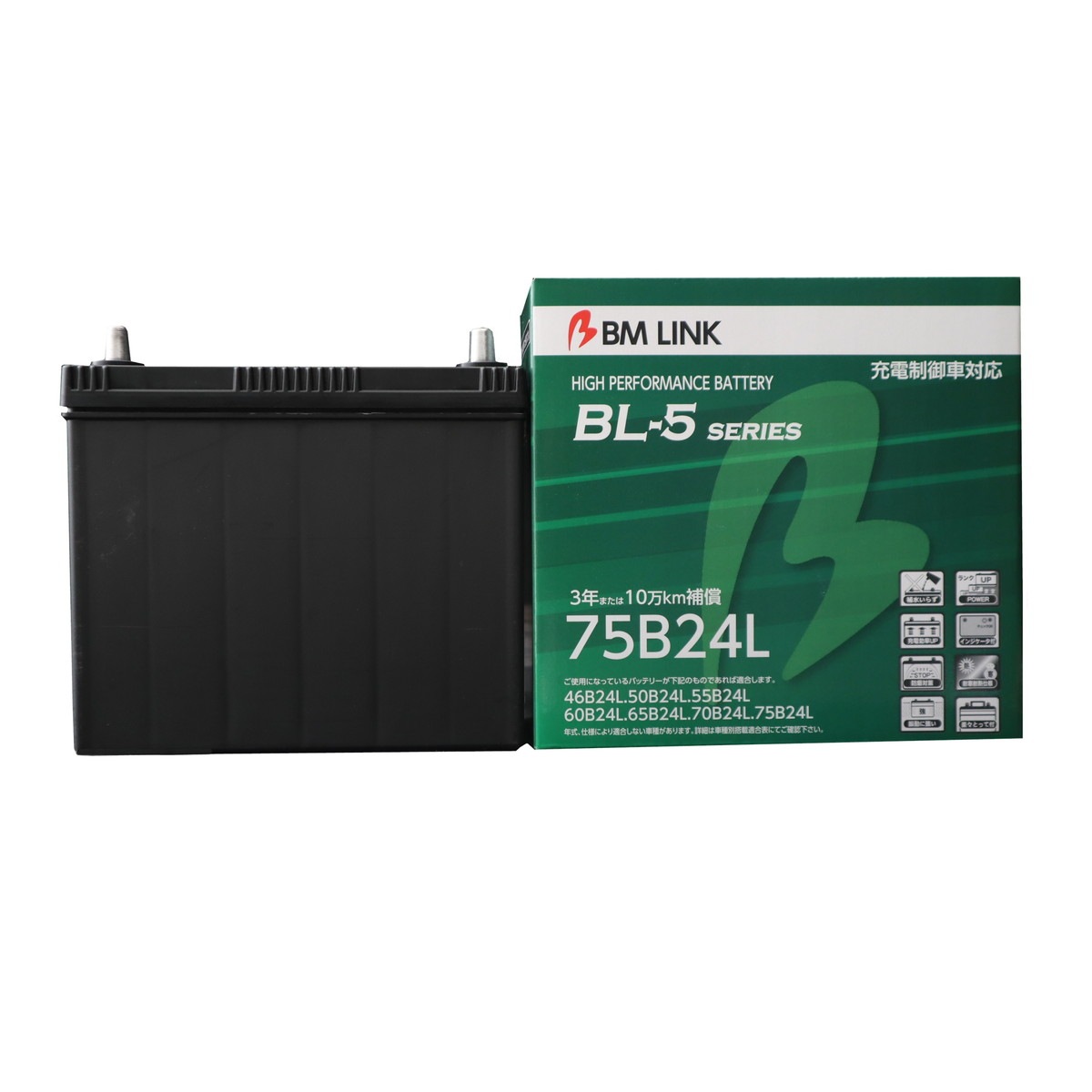 BM LINK BL-5 Series 75B24L 自動車用充電制御車対応バッテリー BL-5シリーズ
