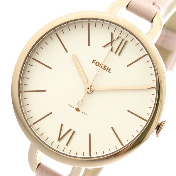 超ポイントアップ祭 フォッシル FOSSIL 腕時計 レディース ES4356 ホワイト ピンク 腕時計