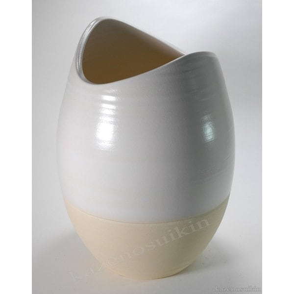 月のしずく傘立 （信楽焼き陶器傘立梅雨玄関収納M）