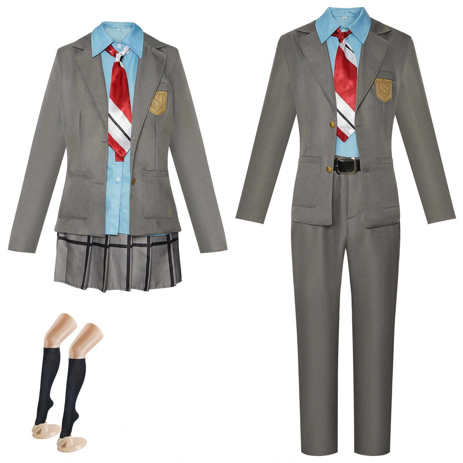 【迅速な出荷】四月はあなた嘘服ハロウィーン宮園薫有馬公生制服コスプレ服