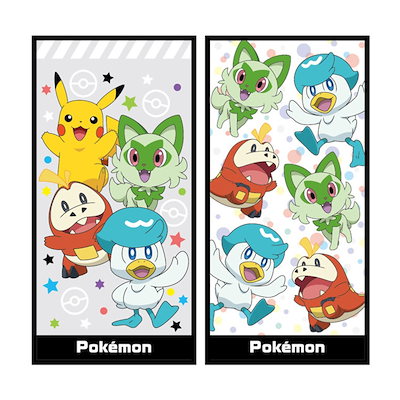 Qoo10] 粧美堂 2P ミニタオル ポケモン ポケットモン