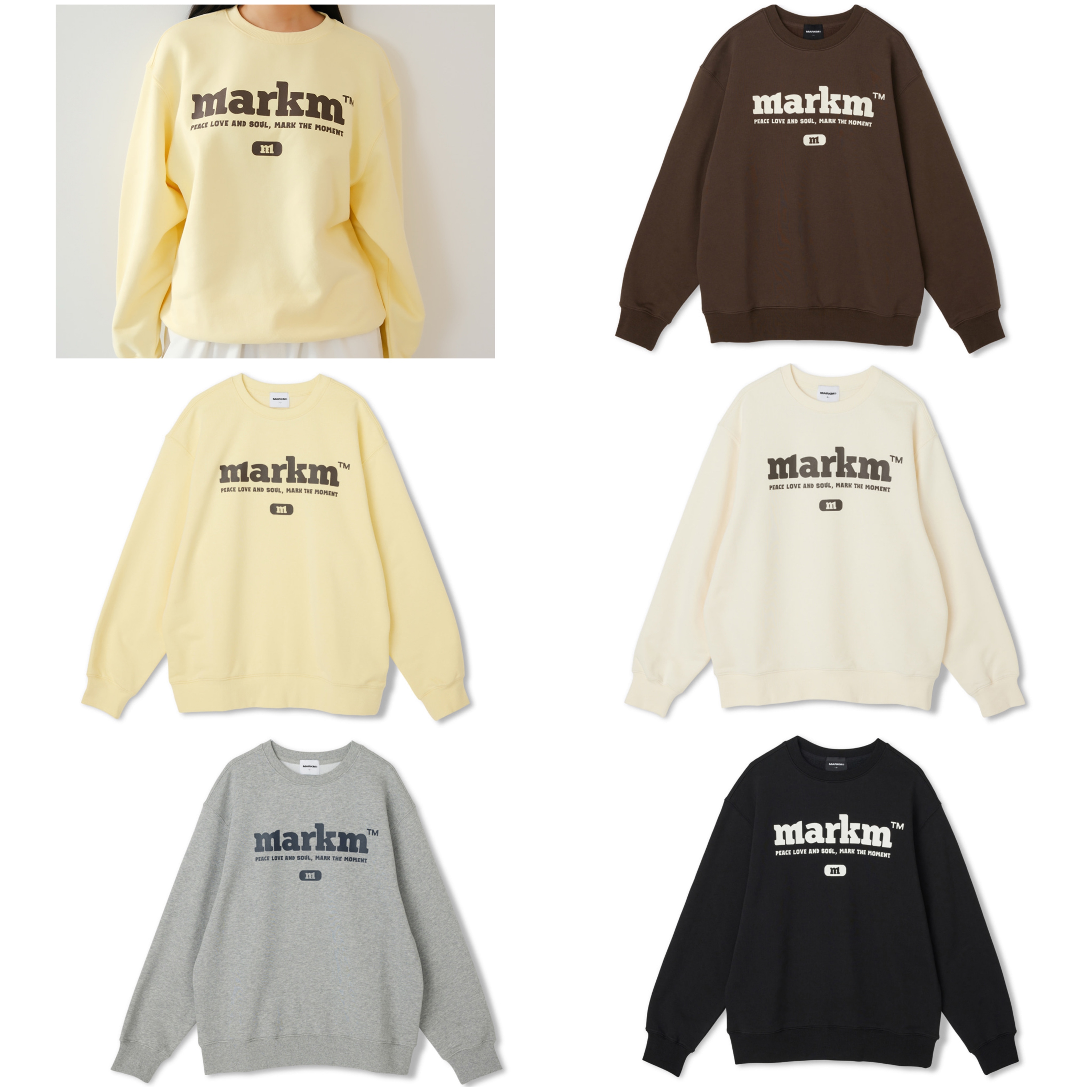 BIG LOGO CREW NECK SWEATSHIRT 男女
