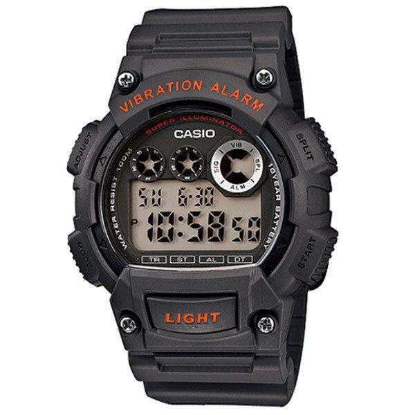 時計 W-735H-8A メンズ腕時計 ウレタンバンド 軍人時計 スポーツ時計 正規品