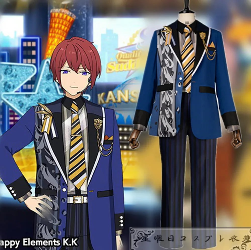 あんスタ Knights 『SS』編／7th Stageサドンデス 朱桜司 瀬名泉 鳴上嵐 朔間凛月 月永レオ コスプレ衣装 コスチューム