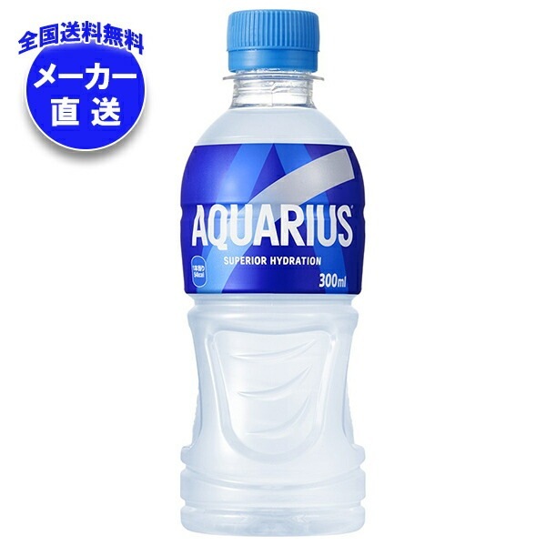 コカコーラ アクエリアス 300mlPET×24本入×(2ケース) メーカー直送