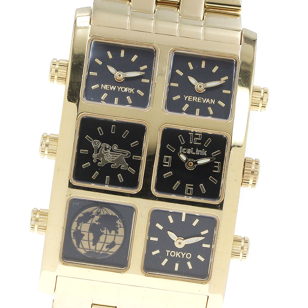 アイスリンク ICE LINK 6TZ ジェネレーション 4タイム クォーツ メンズ _861629【中古】