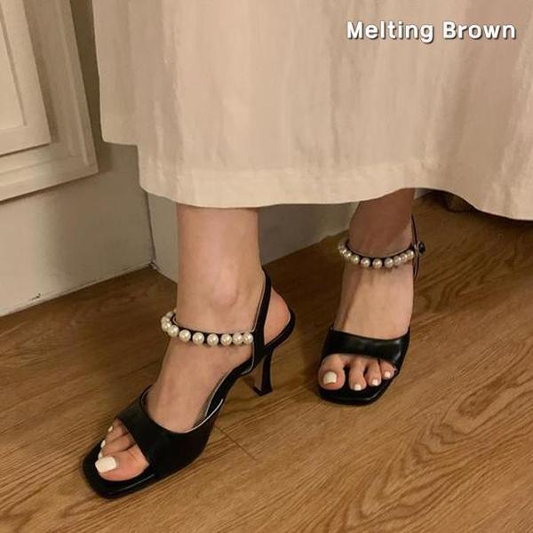 女性用サンダル 女性用ストラップ サンダルヒール t41