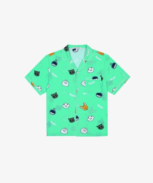 TXT - PAJAMA TOP (mint)