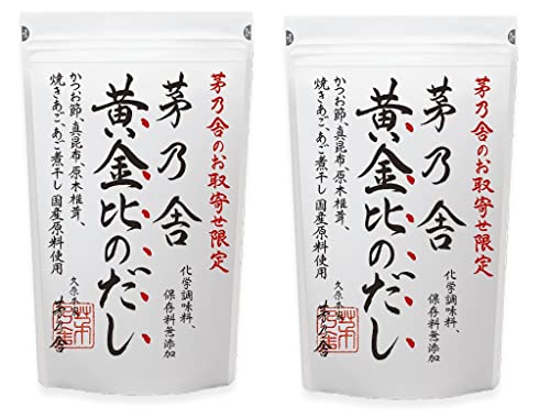 久原本家 茅乃舎だし 黄金比のだし 160g（8g×20袋) × 2パック 和風だしパック