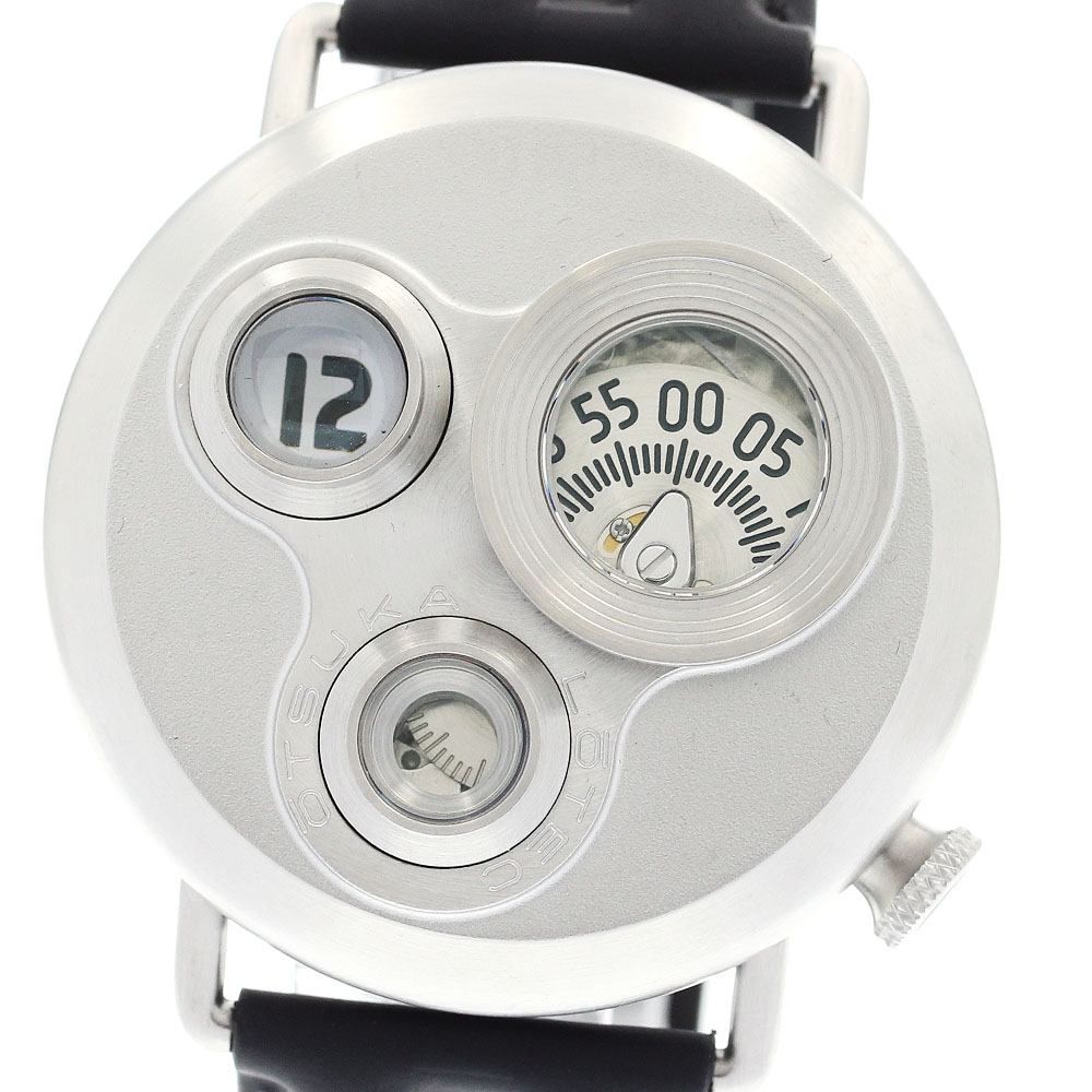 大塚ローテック OTSUKA LOTEC No.7.5 7.5号 ジャンピングアワー 自動巻き メンズ 極美品 箱・保証書付き_901949【中古】