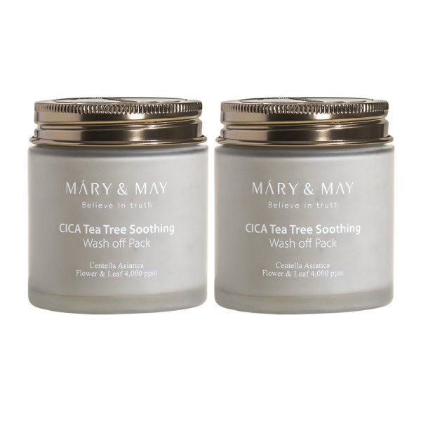 マリエンメイ ヴィーガン シカ ティーツリー スージング ウォッシュオフパック 125g 1 + 1