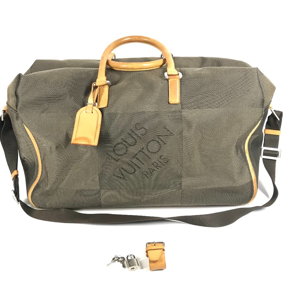 ボストンバッグ M93228 スヴラン ダミエジェアン 旅行バッグ トラベルバッグ カバン 2WAYバッグ ショルダーバッグ ダミエジェアンキャンバス テール カーキ
