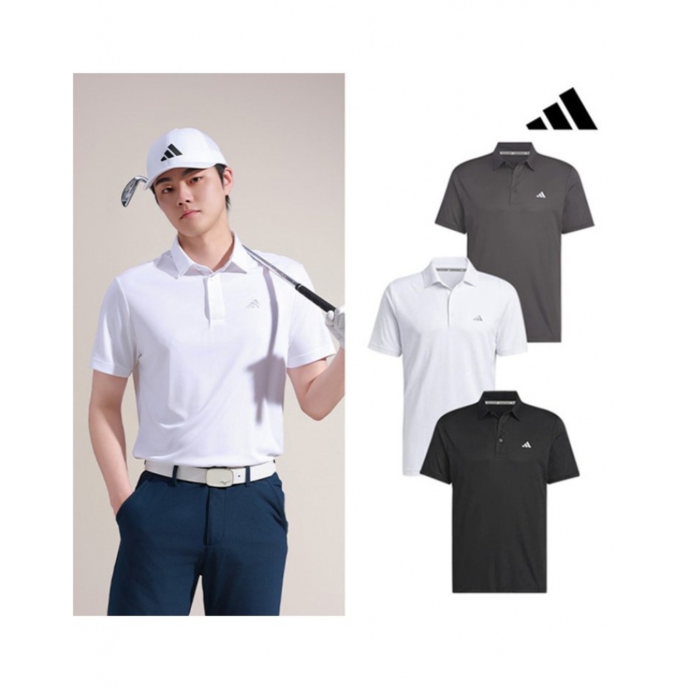 アディダスゴルフアディダス SS コアエアロレディ 2.0 メンズショートスリーブ T シャツ IN6625 IN6626 IN6627 + ブランドゴルフボール