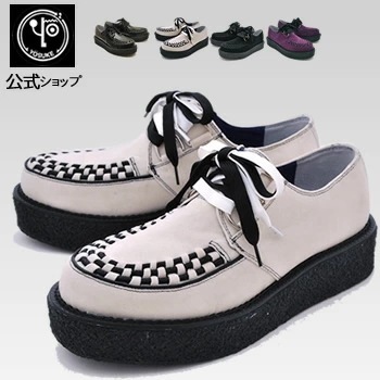 【公式SHOP特典キズ補修液付】 ヨースケ 厚底 ラバーソール メンズ 4.5cm 厚底フラット