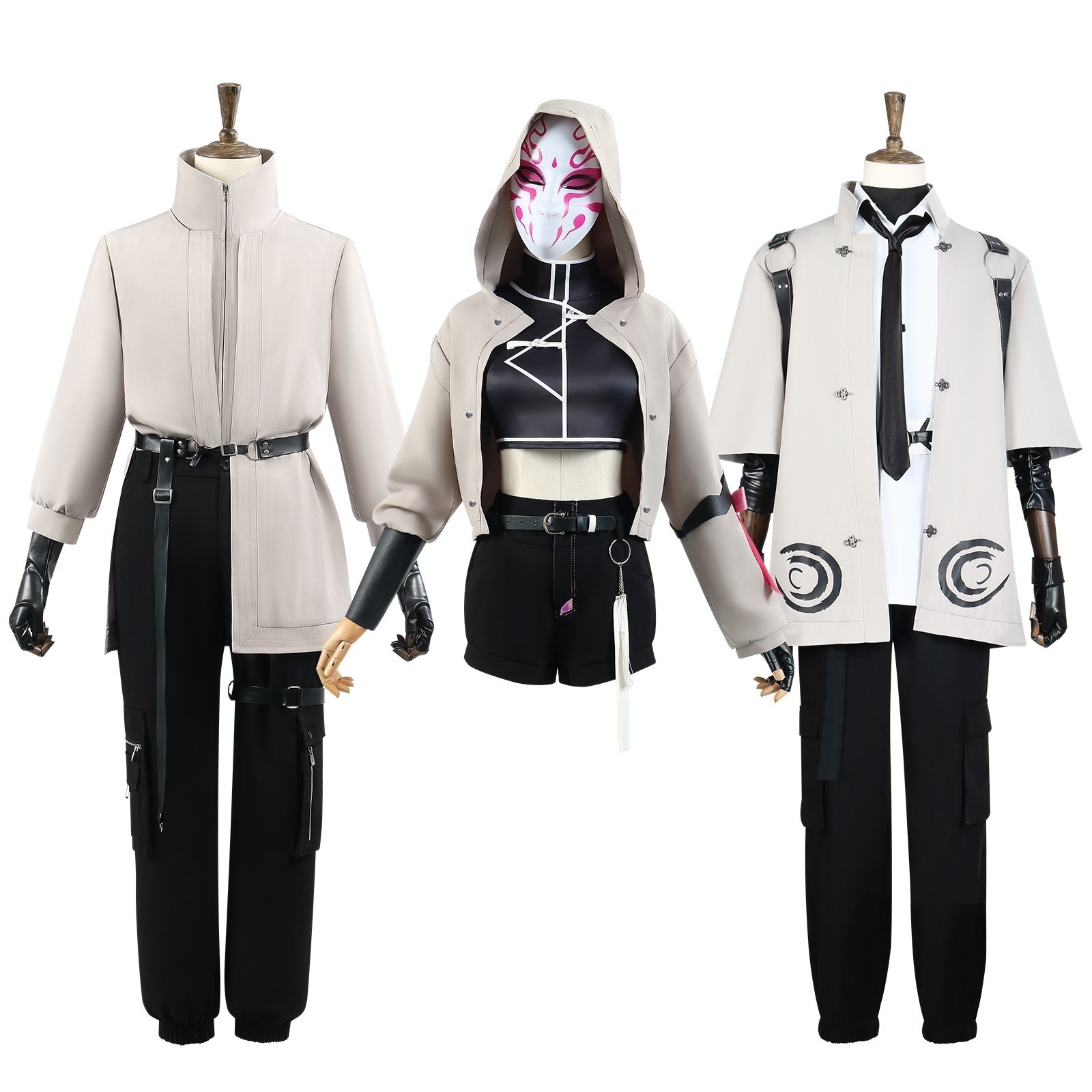 【一部分3日出荷】コスプレ 仮装神を斬る凡塵神域cos服仮面小隊王面コスプレ衣装二次元アニメ衣装c服 イベント用品