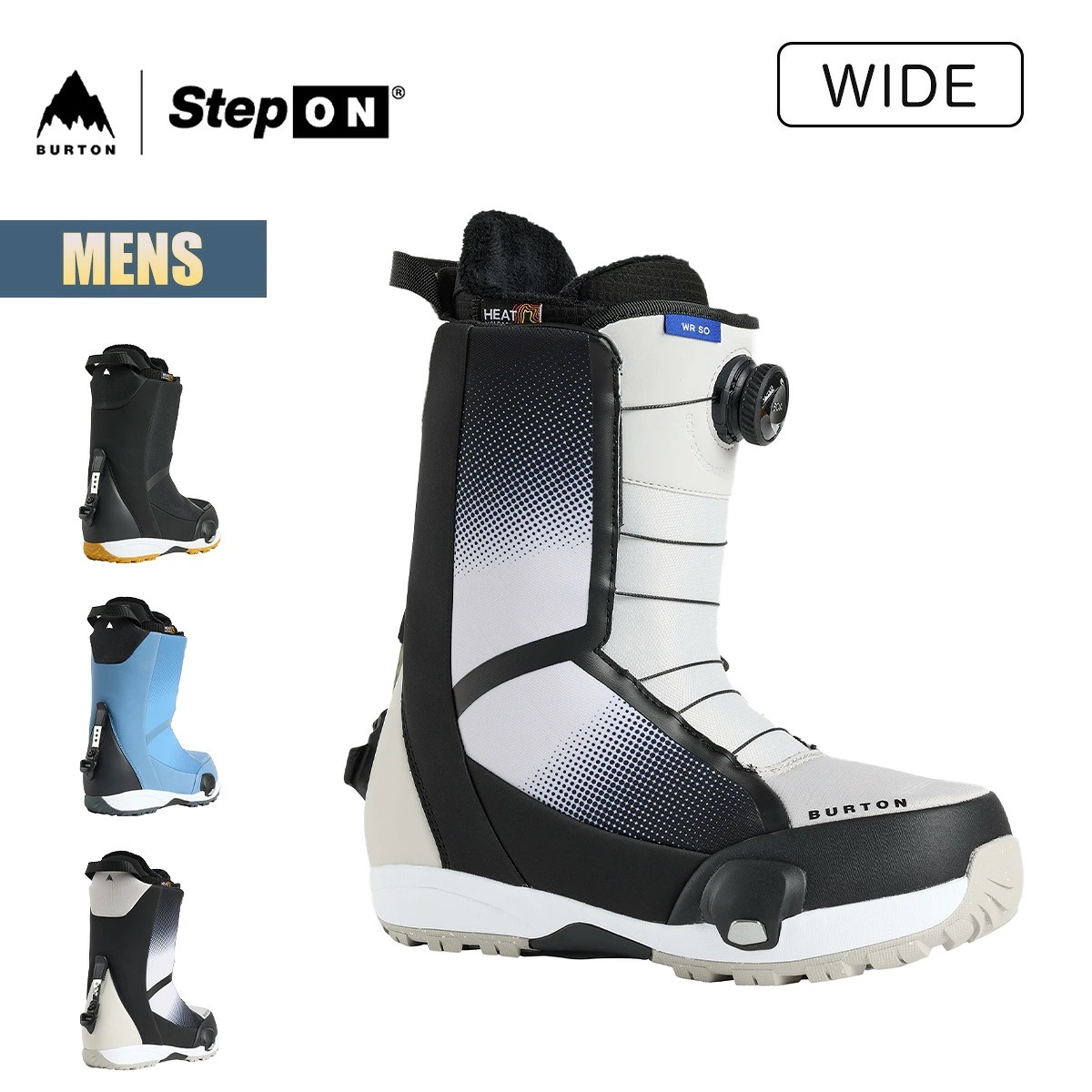 ステップオン ブーツ メンズ 25-26 ウェイブレンジ ワイド W26JP-302921 Mens Waverange Step On Snowboard Boots Wide スノーボードブーツ