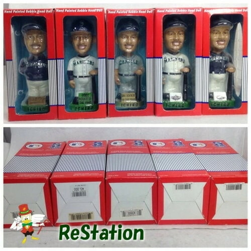 【中古】イチロー ボブルヘッド人形5体セット シアトルマリナーズ MLB