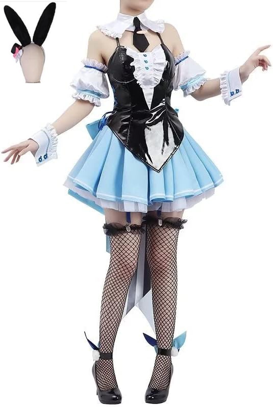 兎田ぺこら 新衣装 コスプレ衣装 お盆 コスチューム 仮装 プレゼント 祭り 変装 コスプレ 髪飾りウィッグ付き