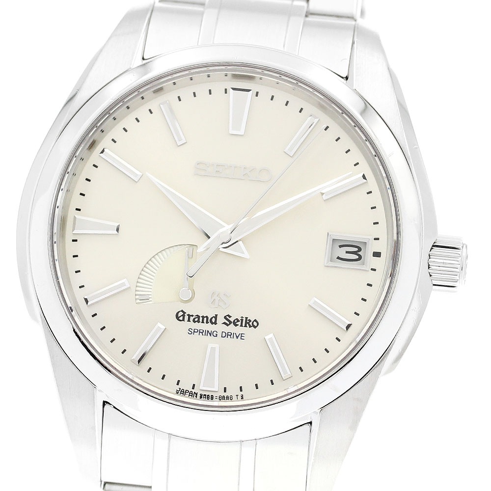 セイコー SEIKO SBGA001/9R65-0AA0 グランドセイコー パワーリザーブ デイト スプリングドライブ メンズ 箱・保証書付き_894582【中古】