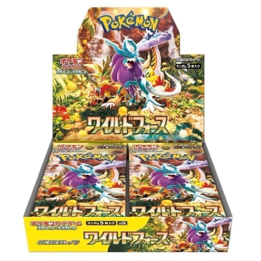 【新品】ポケモンカードゲーム スカーレット＆バイオレット 拡張パック ワイルドフォース BOX シュリンク付き 未開封 PR