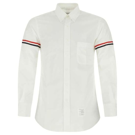 THOM BROWNE Men Shirts MWL150E 03113 100 WHITE