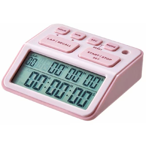 （まとめ買い）学習タイマー ルラップ ピンク 試験対策タイマー LLT10-P [x3]