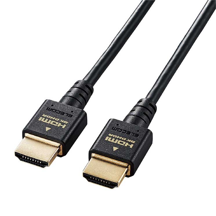 人気カラーの エレコムHDMI ケーブル HDMI2.1 ウルトラハイスピード