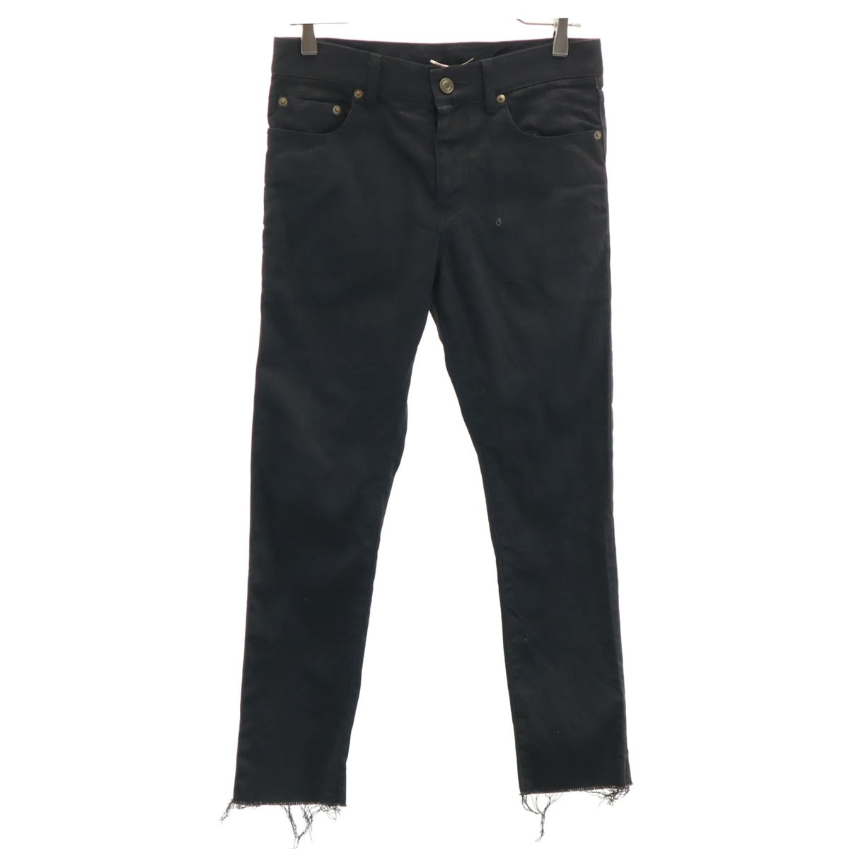 SAINT LAURENT サンローラン 日本製 デニムパンツ ｗ29 ブラック メンズ 古着