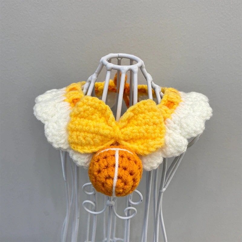 ペット 首輪 イヌ ネコ用 ニット 手作り 可愛い 小型 中型 大型 犬 猫 おしゃれ