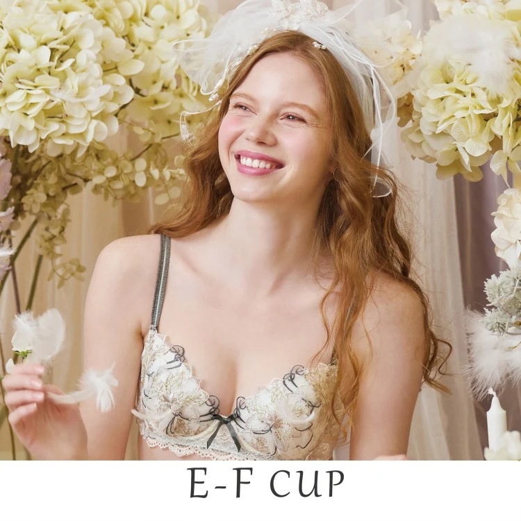 Qoo10 リサマリ ジェシカ ブラジャーE-F 無地 ブラト