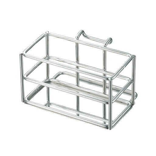 （まとめ買い）本間製作所 仔犬印 18-8 ホテルパン用サイドホルダー 小 [x3]