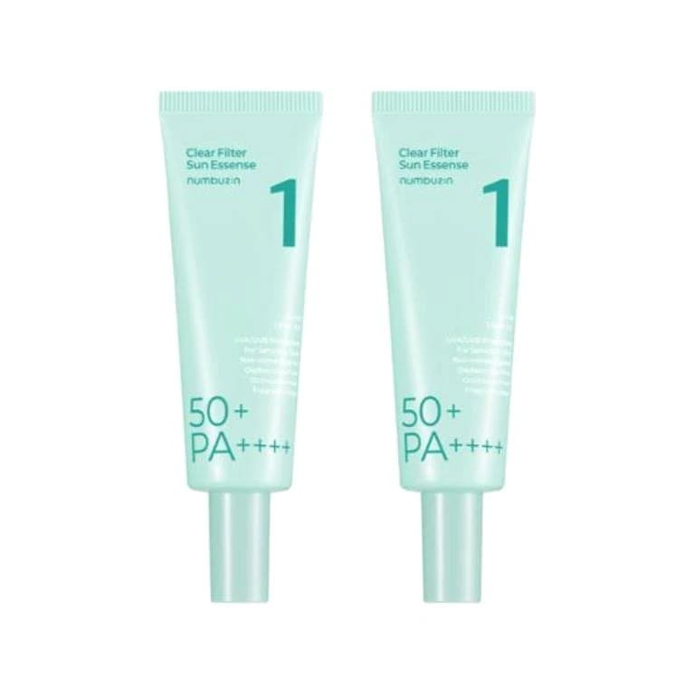 [クーリング鎮静] 1番 清楚 鎮静 澄んだ水膜 サンクリーム 2個 (50ml+50ml) (SPF50+PA++++)