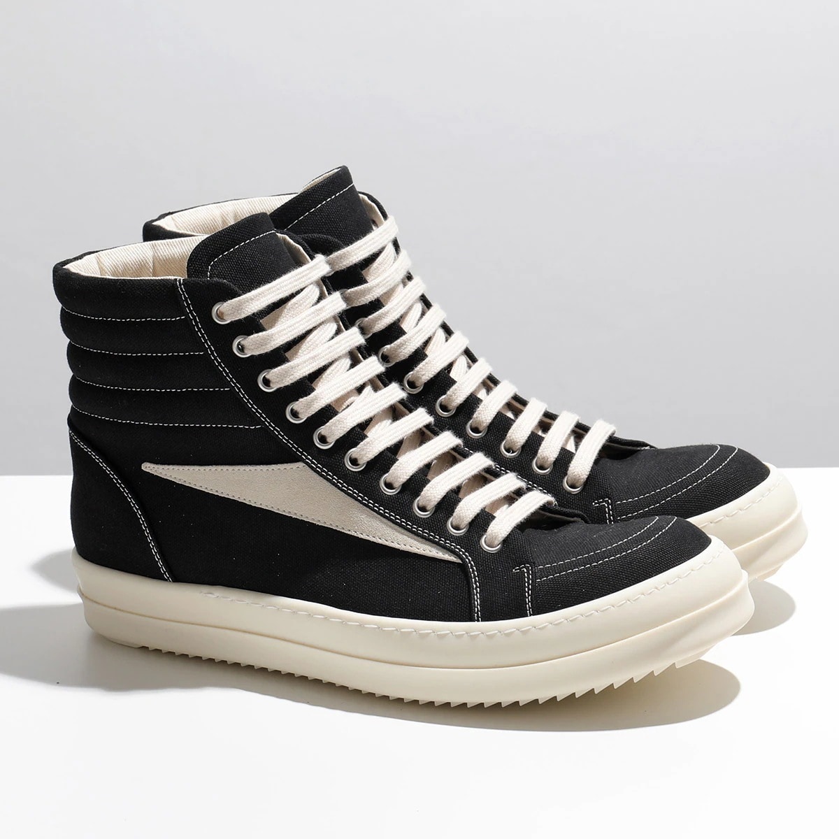 Rick Owens リックオウエンス スニーカー DRKSHDW ダークシャドウ VINTAGE HIGH SNEAKS DU01E3810 CVSLVS メンズ ハイカット 厚底 シューズ 靴