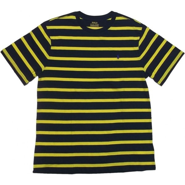 ボーイズサイズ 半袖 ボーダー Tシャツ イエロー boys PR2-1207