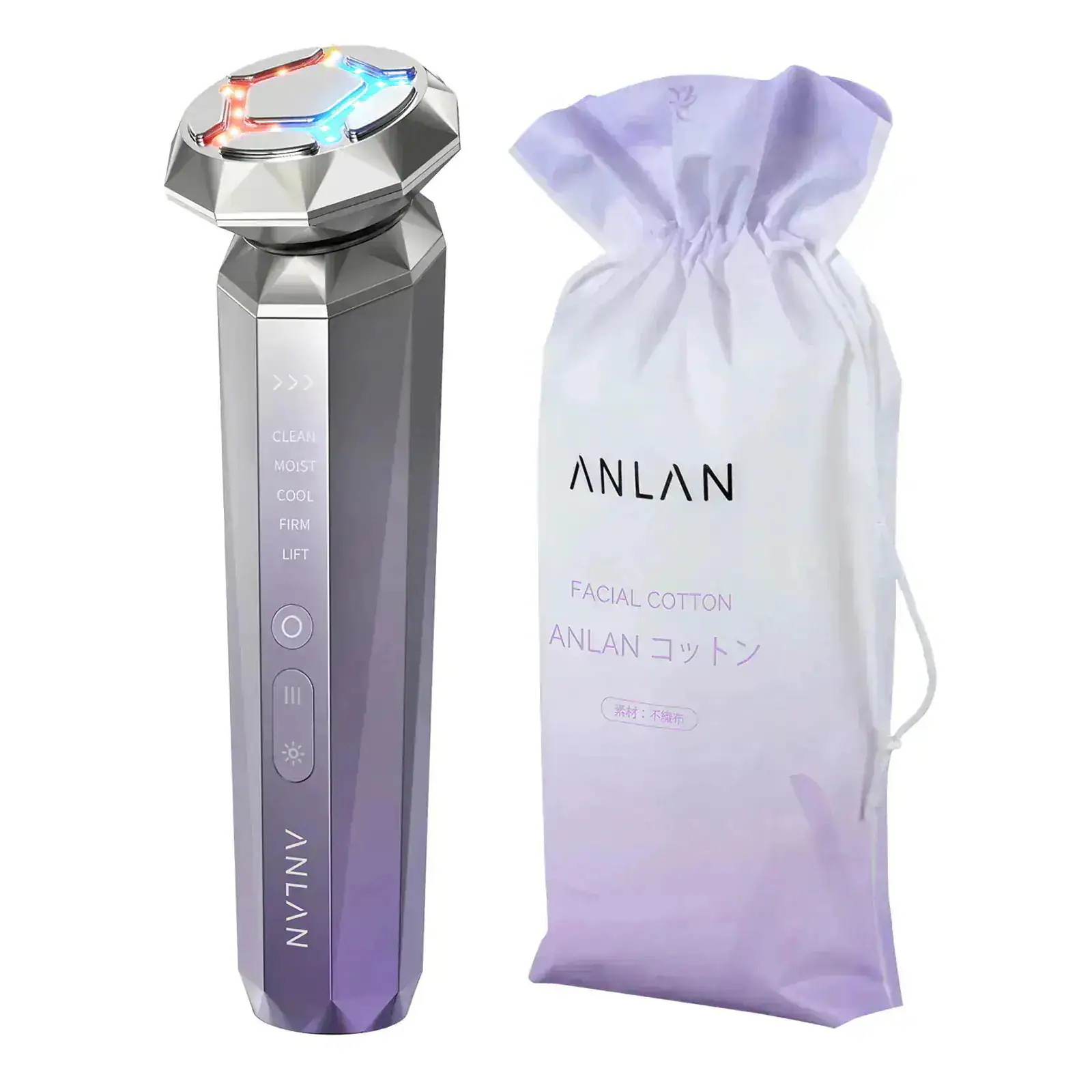 Qoo10] ANLAN 【新登場 ポケット美容】 ミニRF美顔器 : 美容