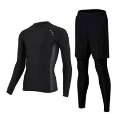 メンズラッシュガード+レギンス サーフパンツ AQAMAH-PL