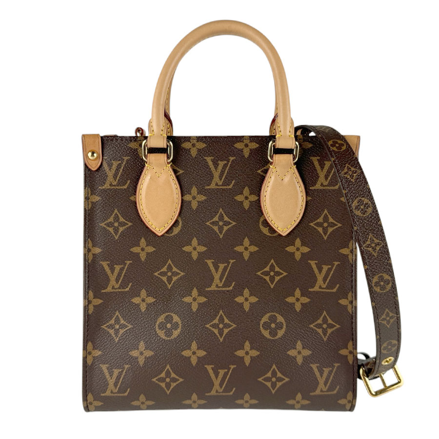 ルイ ヴィトン LOUIS VUITTON ハンドバッグ ショルダーバッグ モノグラム サックプラ BB モノグラムキャンバス ブラウン ゴールド レディース M46265 z9898