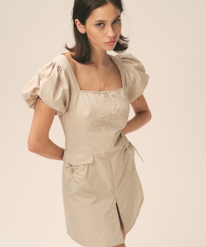 DETROIT PUFF DRESS