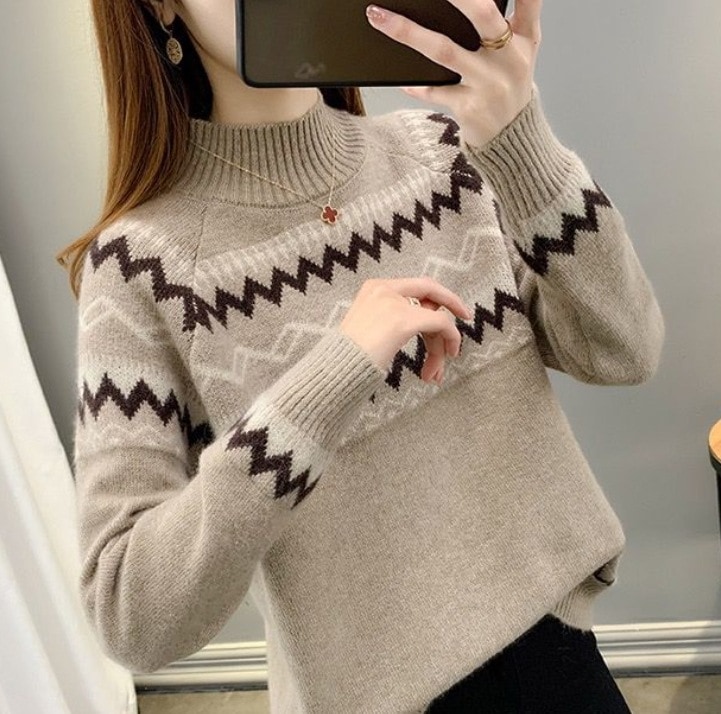 デート モテアイテム ニットソー 長袖 ラウンドネック ウール 可愛い きれいめ 上品 おしゃれ かっこいい 可愛い ラブリー キュート ガーリー クール モード系 セクシー エレガント