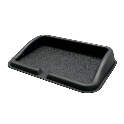 他サイト： ダッシュボード ソフトトレイ ブラック 収納可能サイズ約110mm×180mm 車 水洗いOK 便利な小物入れ シリコーン/ヤック PZ-728の商品画像