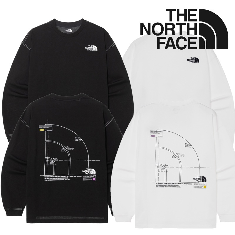 [NT7TR03] DOME LOGO LS R.TEE ゆったり映えるバックプリントと胸元ワンポイントやわらかコットンで快適街歩きやデートに似合う上品グラフィック長袖トップス季節の変わり目にも