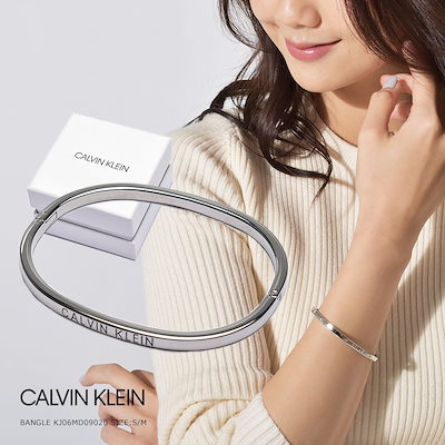 Qoo10] Calvin Klein カルバンクライン ジュエリー バングル
